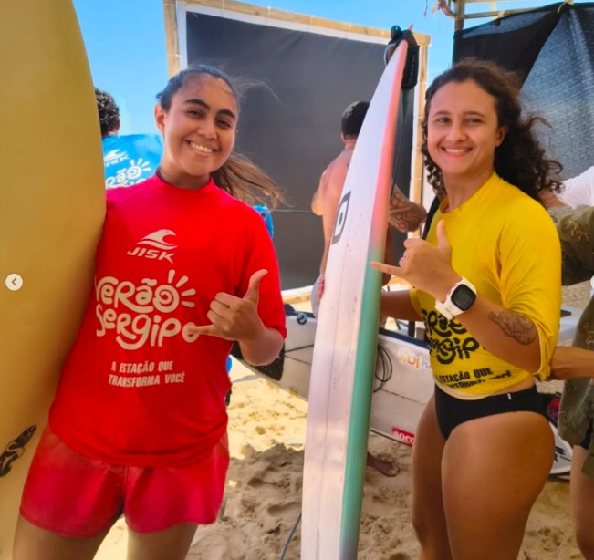 Mulheres da Litoral/SE por Elas reunidas na praia