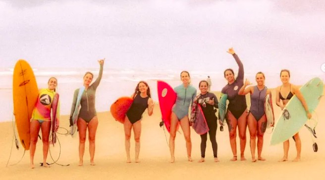 Mulheres da Litoral/SE por Elas reunidas na praia