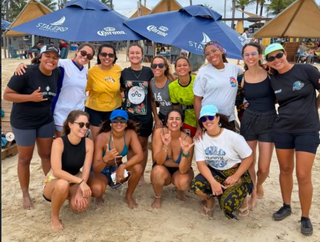 Mulheres da Litoral/SE por Elas reunidas na praia