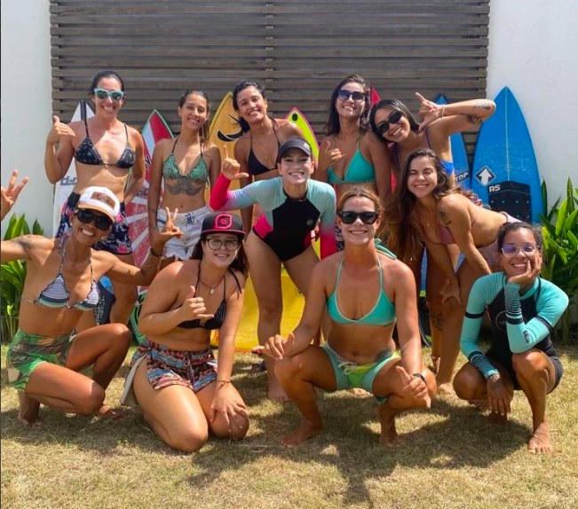 Mulheres da Litoral/SE por Elas reunidas na praia
